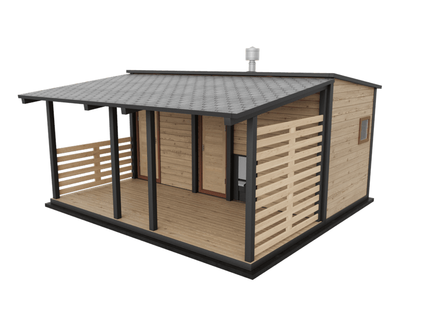 Баня-бочка 5 метров